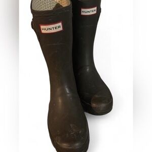 Green Hunter Rain Boots